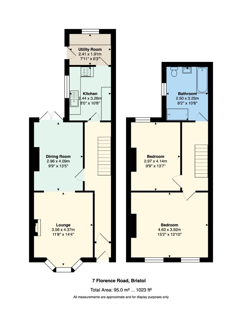 Floorplan for Florence Road, Staple Hill, Bristol